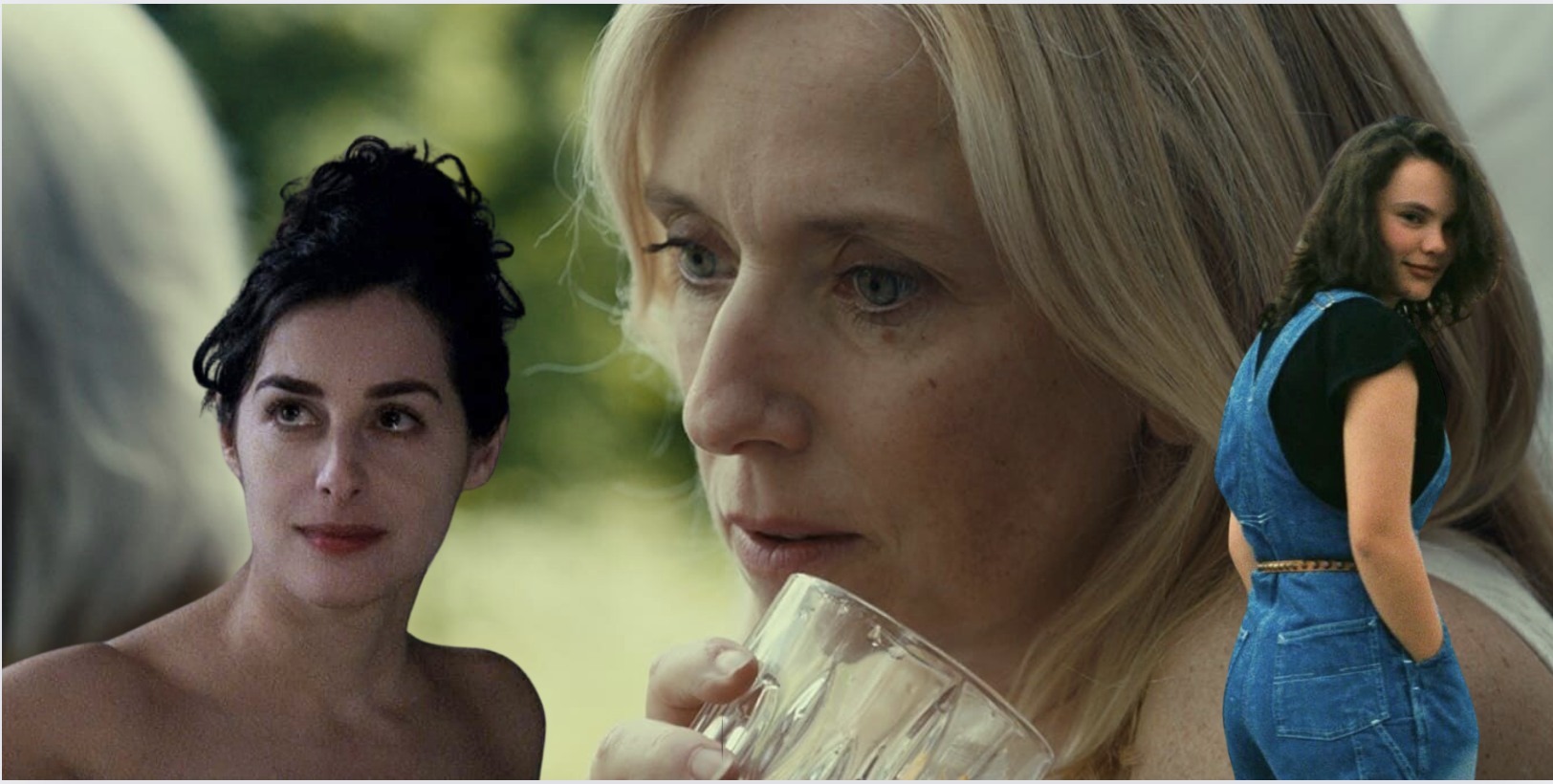 A collage of Catherine Breillat films: Last Summer, Anatomy of Hell, 36 Fillette
